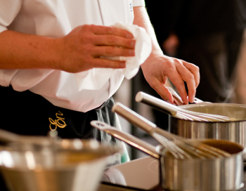 Sauberkeit in Gastronomie-Küchen